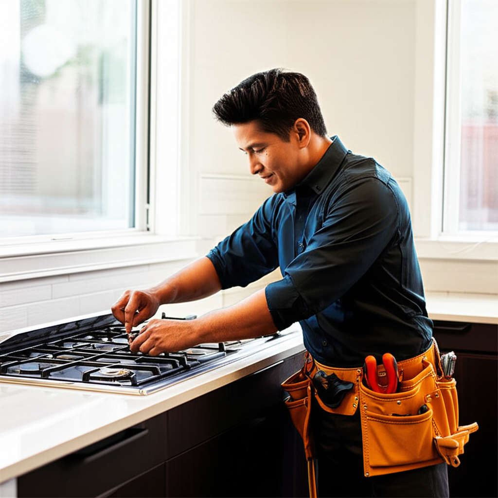Expert gas and electric cooktop repair service